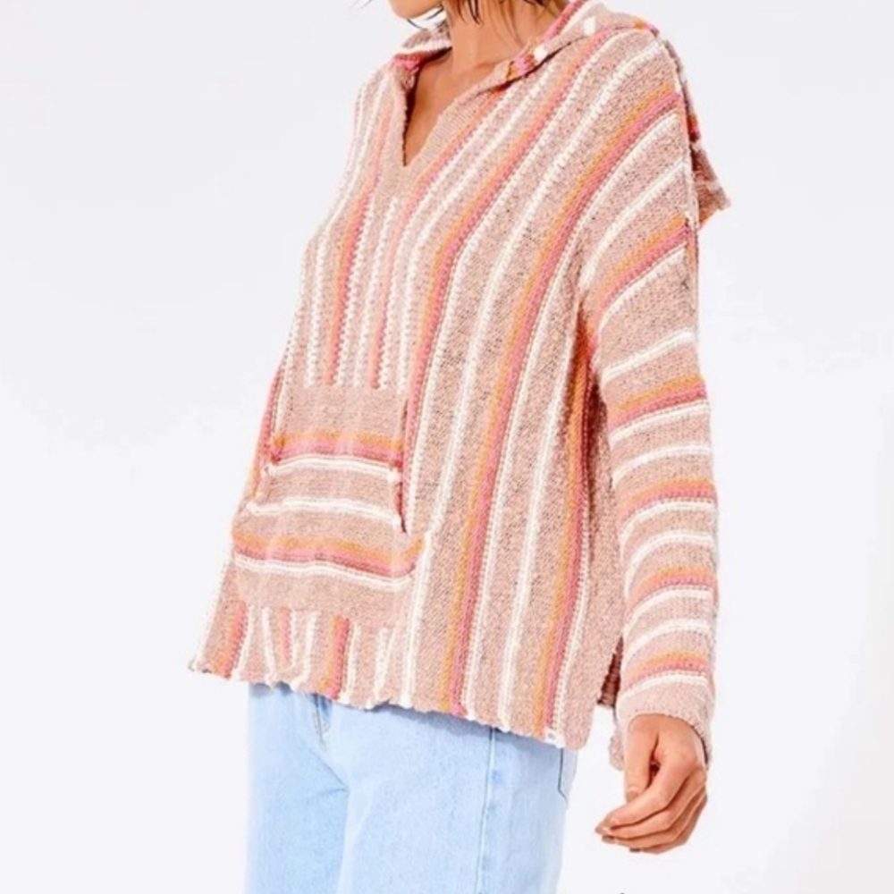 Rip Curl Wave Shaper Popover Knit Hoodie  #3411